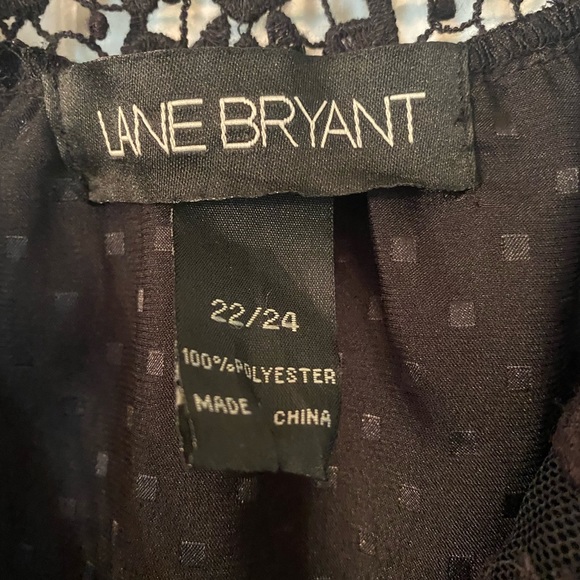 Lane Bryant Swiss Dot and Lace in Black 🖤 - Picture 3 of 5